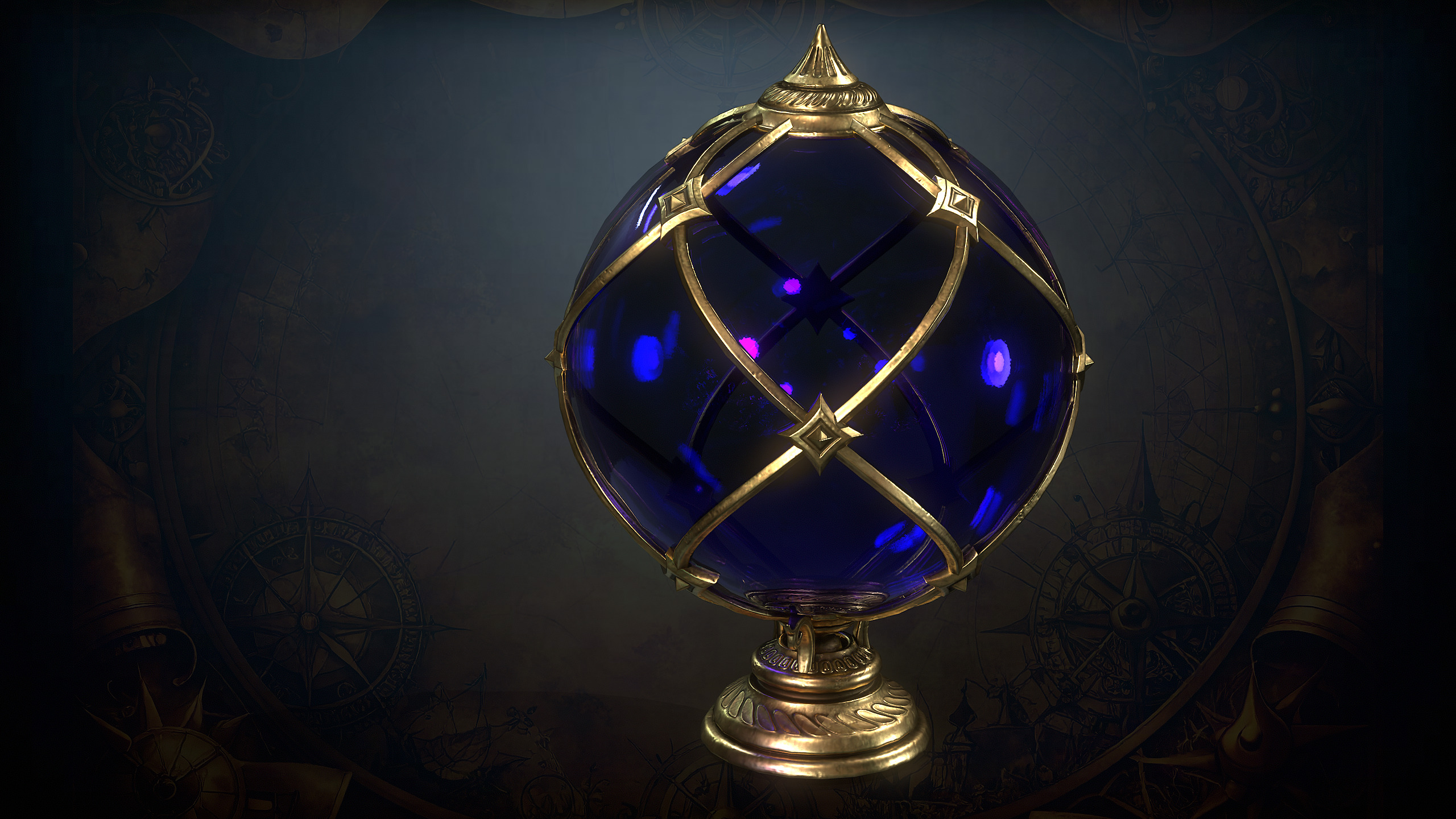 Alchemy Magic Lab Low-poly 3D model_29