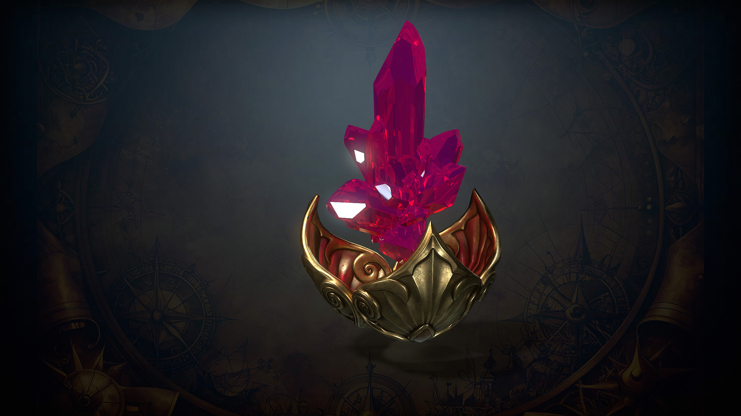 Alchemy Magic Lab Low-poly 3D model_11