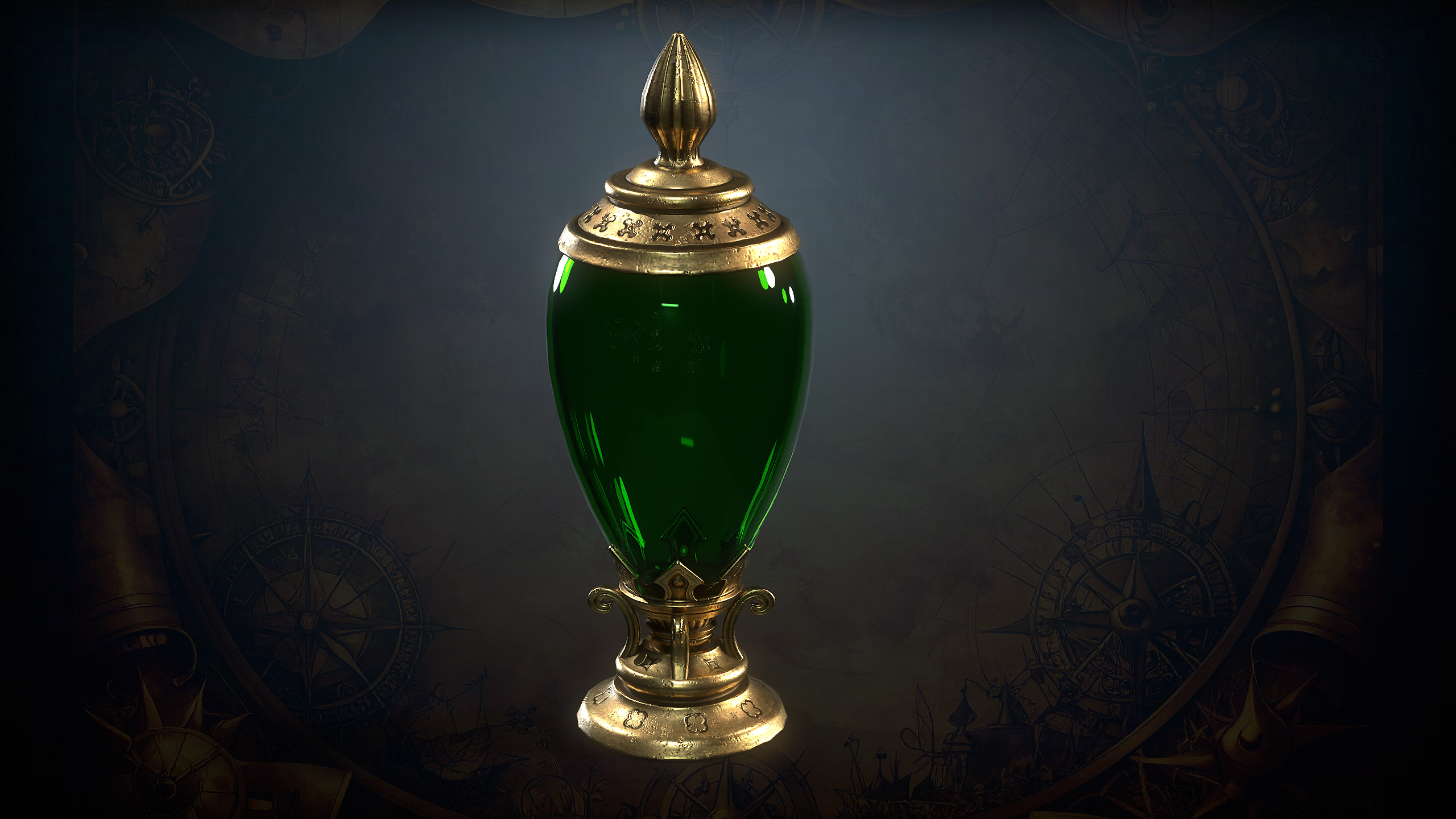 Alchemy Magic Lab Low-poly 3D model_30