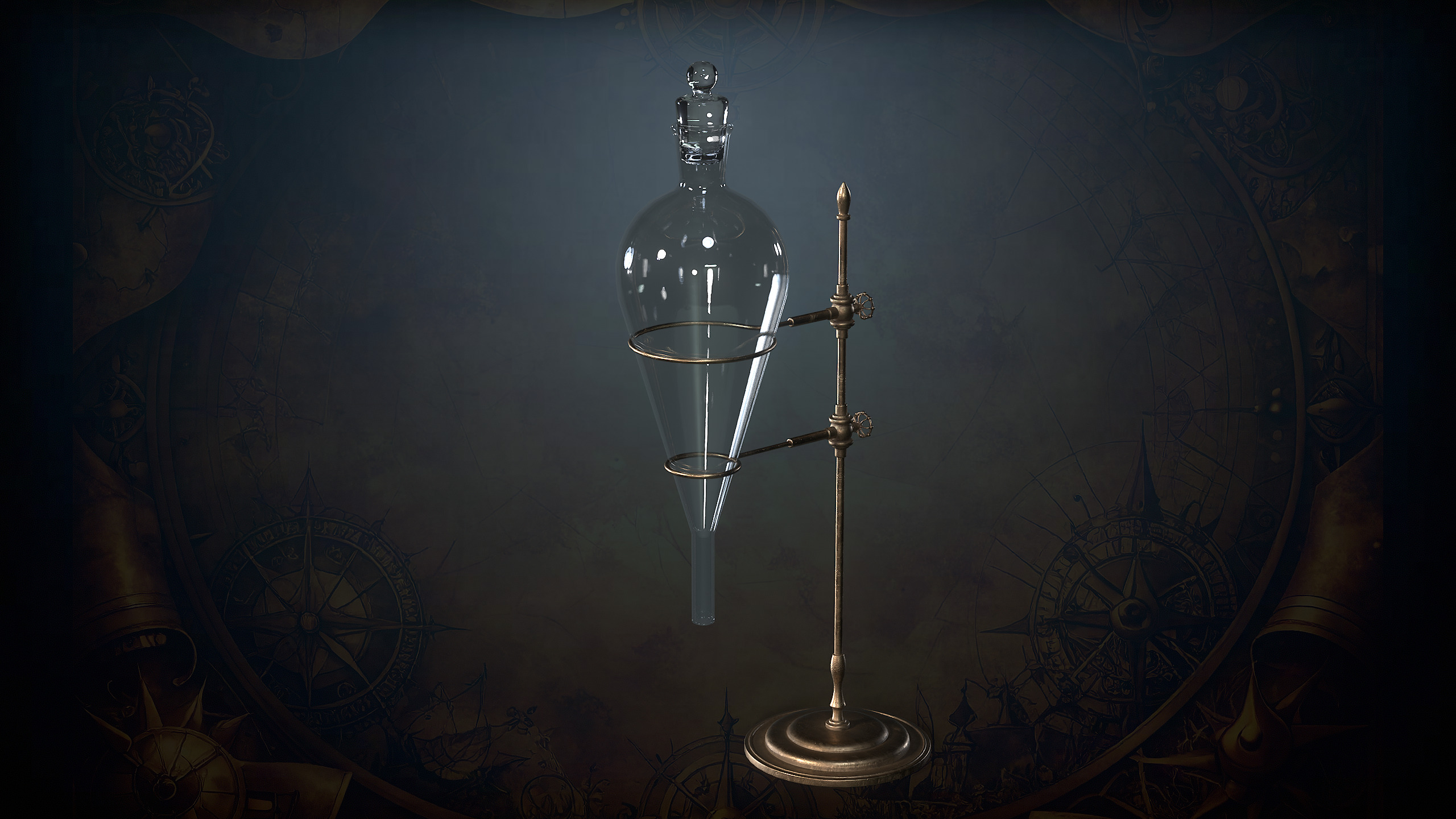 Alchemy Magic Lab Low-poly 3D model_17