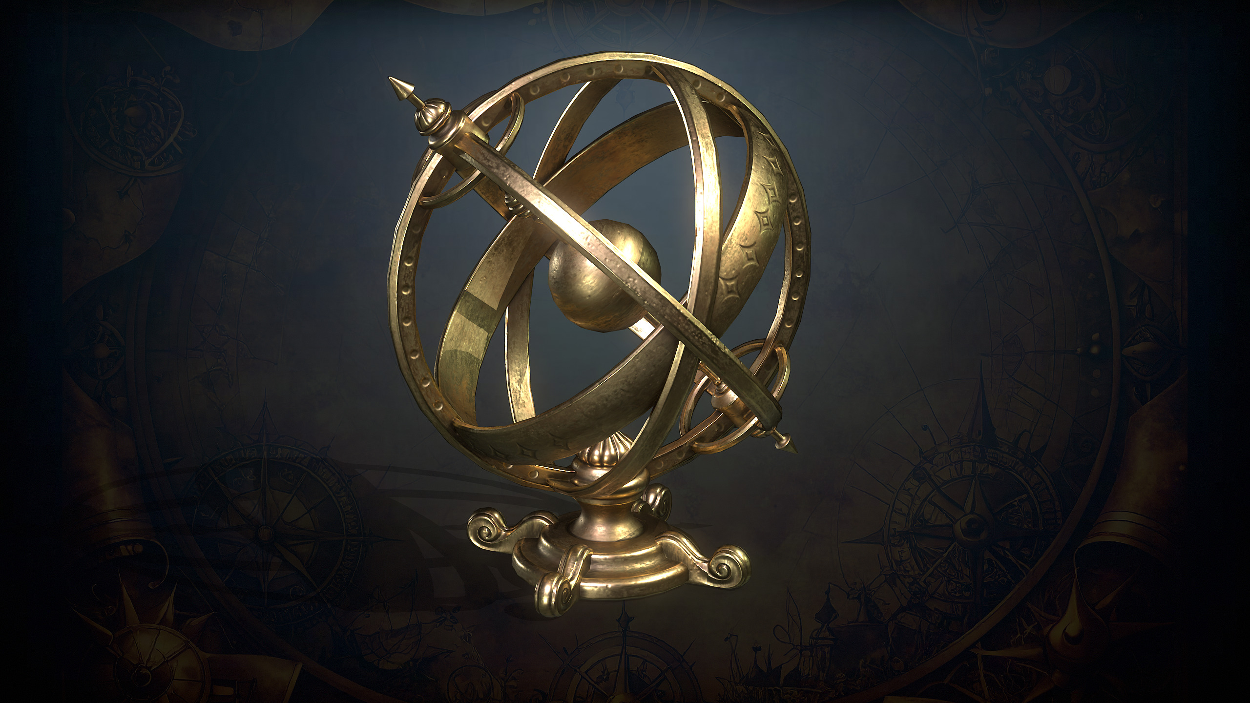 Alchemy Magic Lab Low-poly 3D model_2