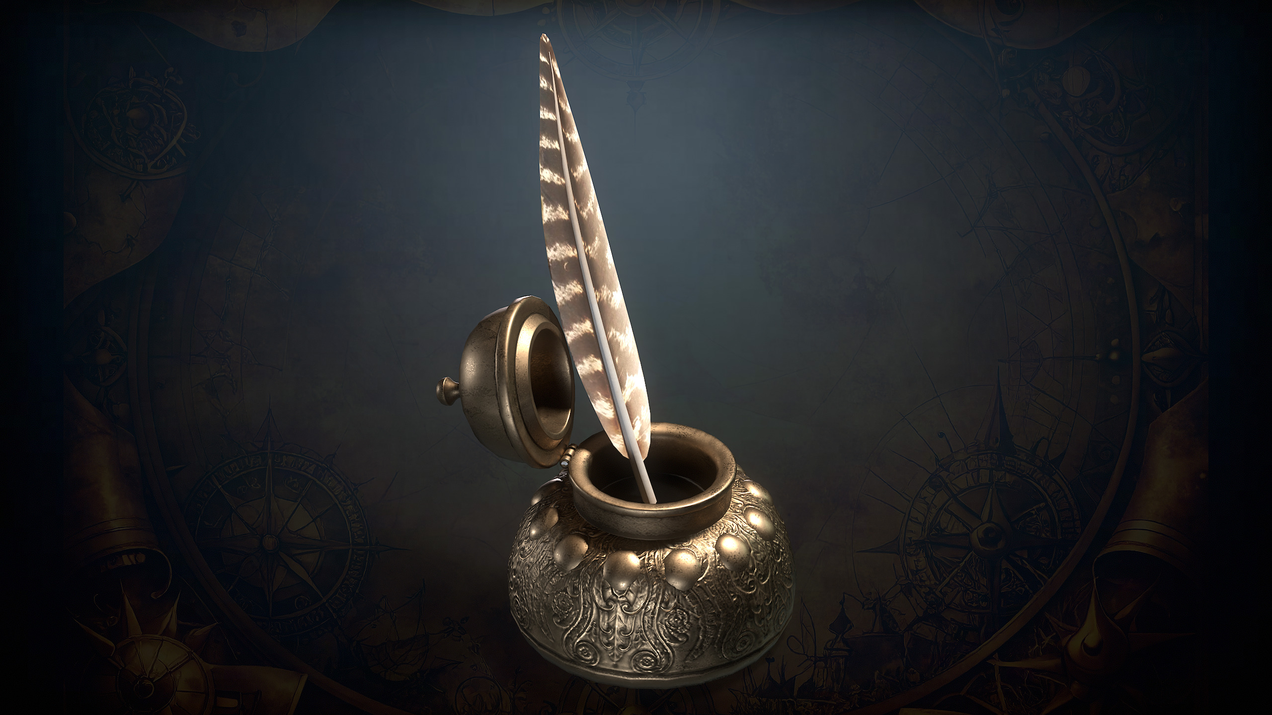 Alchemy Magic Lab Low-poly 3D model_14