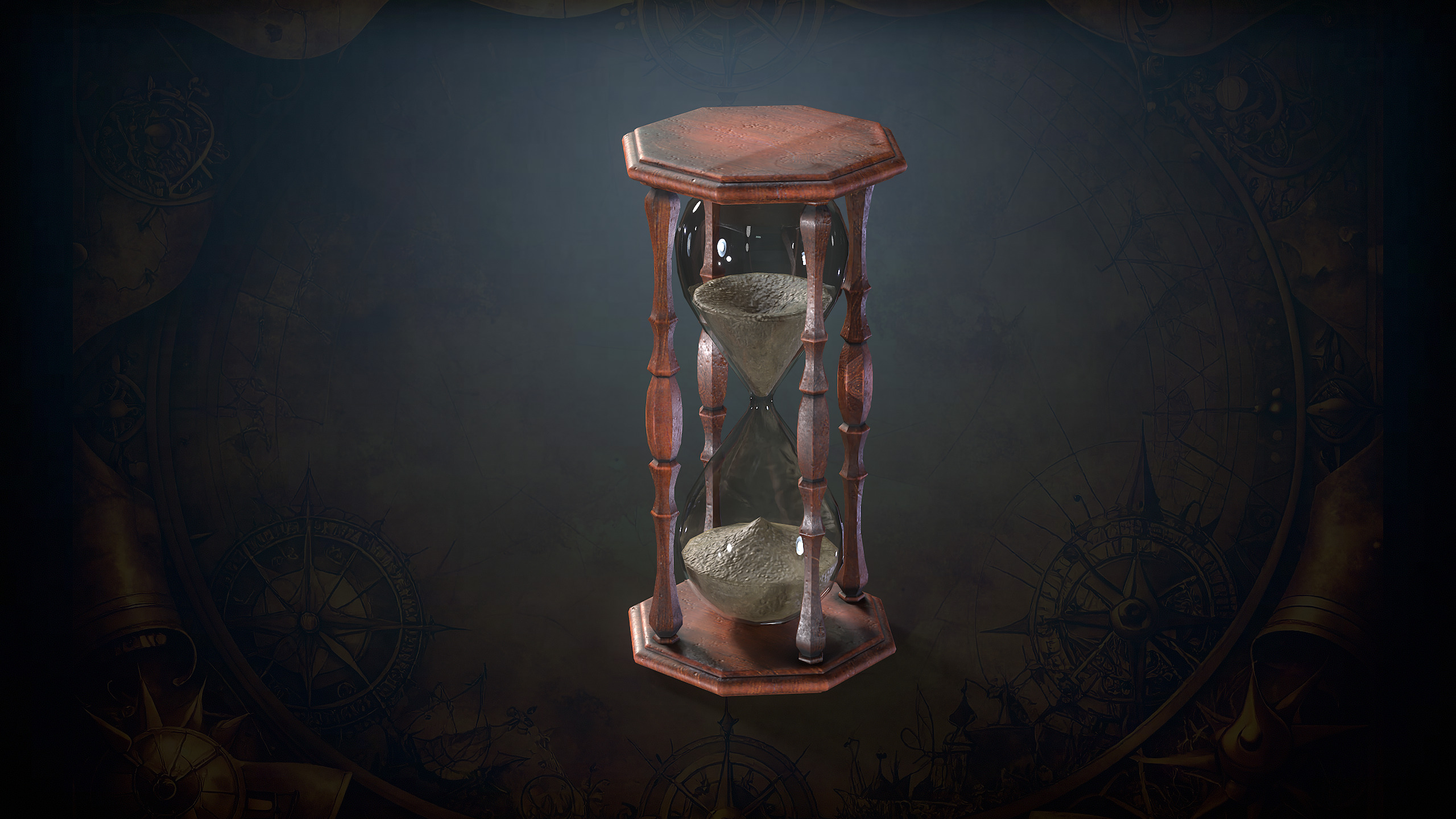 Alchemy Magic Lab Low-poly 3D model_18