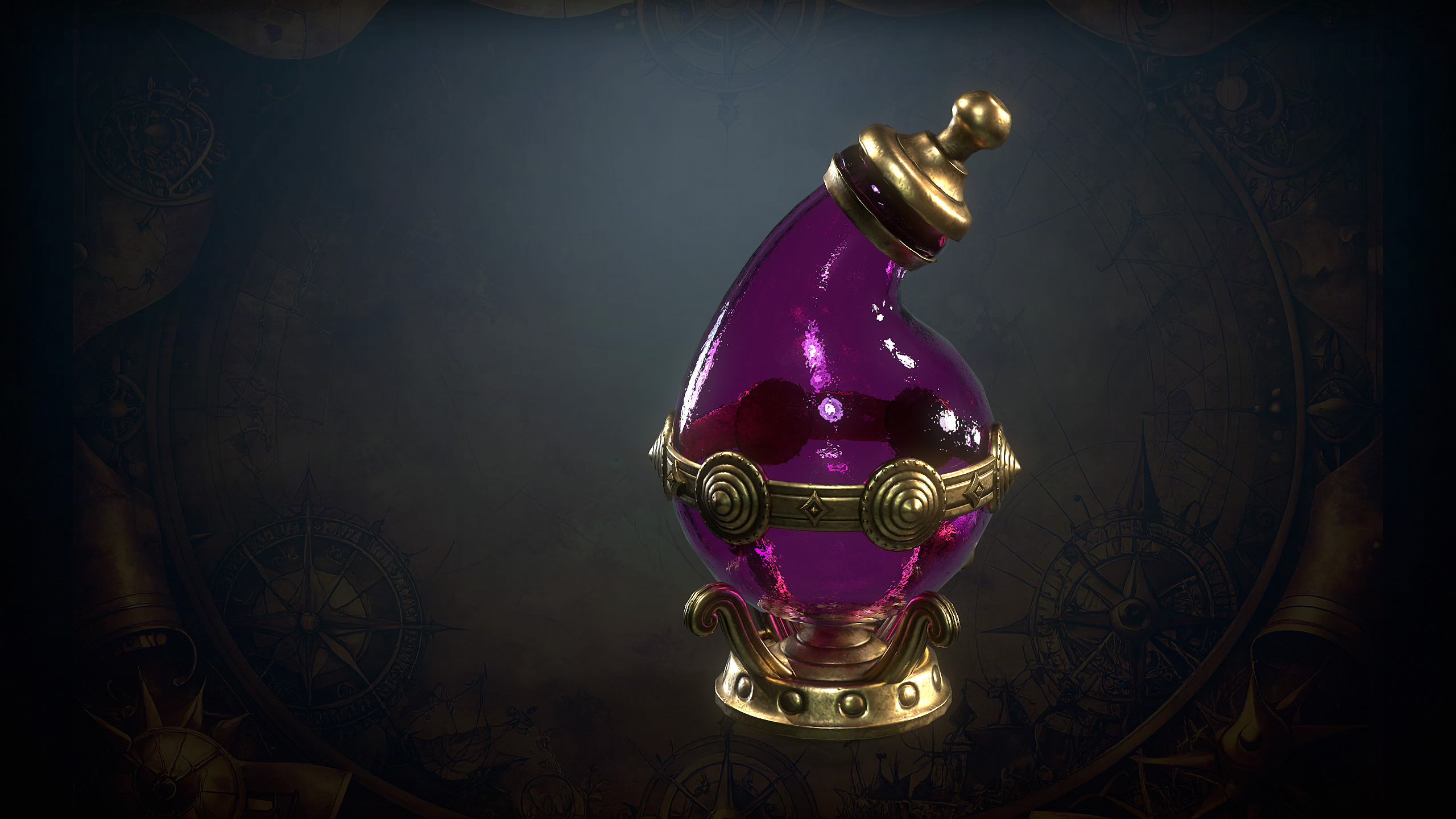 Alchemy Magic Lab Low-poly 3D model_27