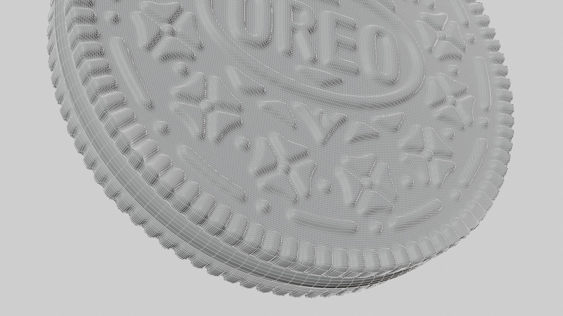 Oreo Biscuit  3D model_5