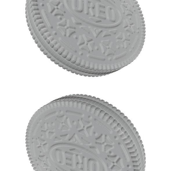 Oreo Biscuit  3D model_7