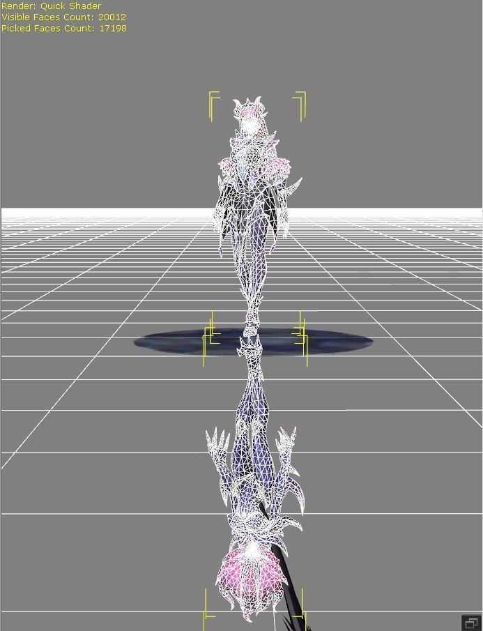 Selena Abyssal Witch Low-poly 3D model_4