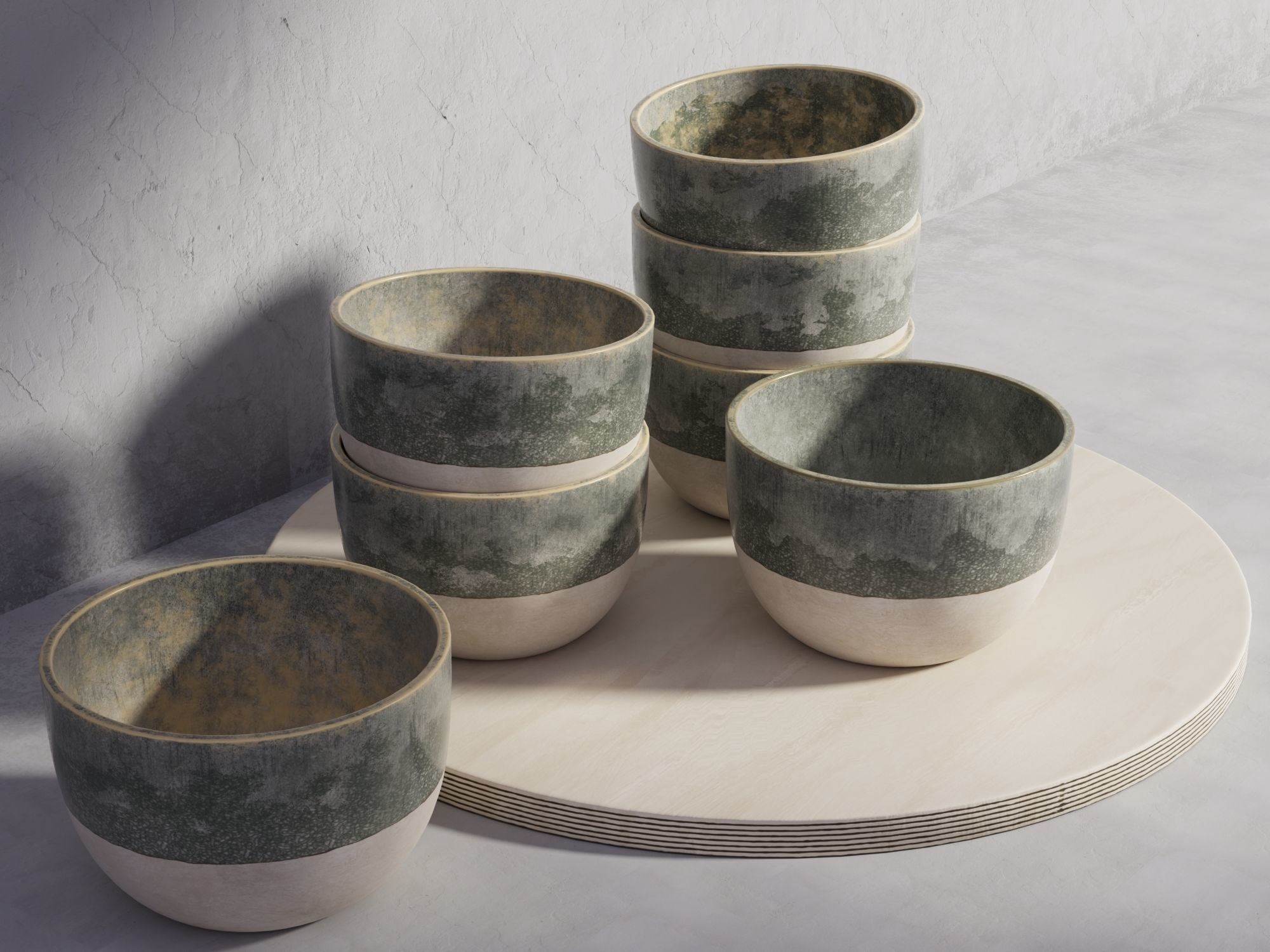 Bowl Set 3D model_1