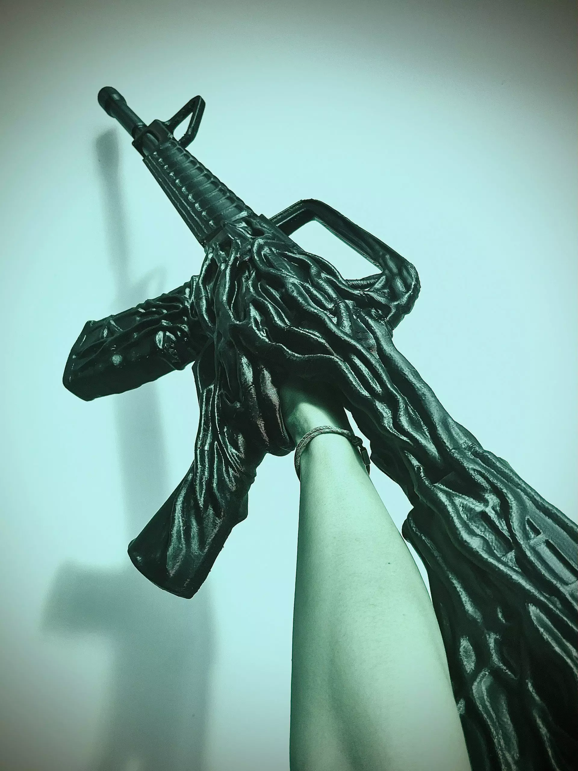 Aki Devil Gun Blade Arm Gun - Chainsawman Cosplay 3D print model_0