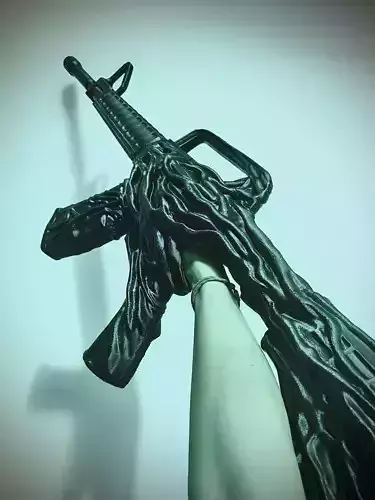 Aki Devil Gun Blade Arm Gun - Chainsawman Cosplay 3D print model