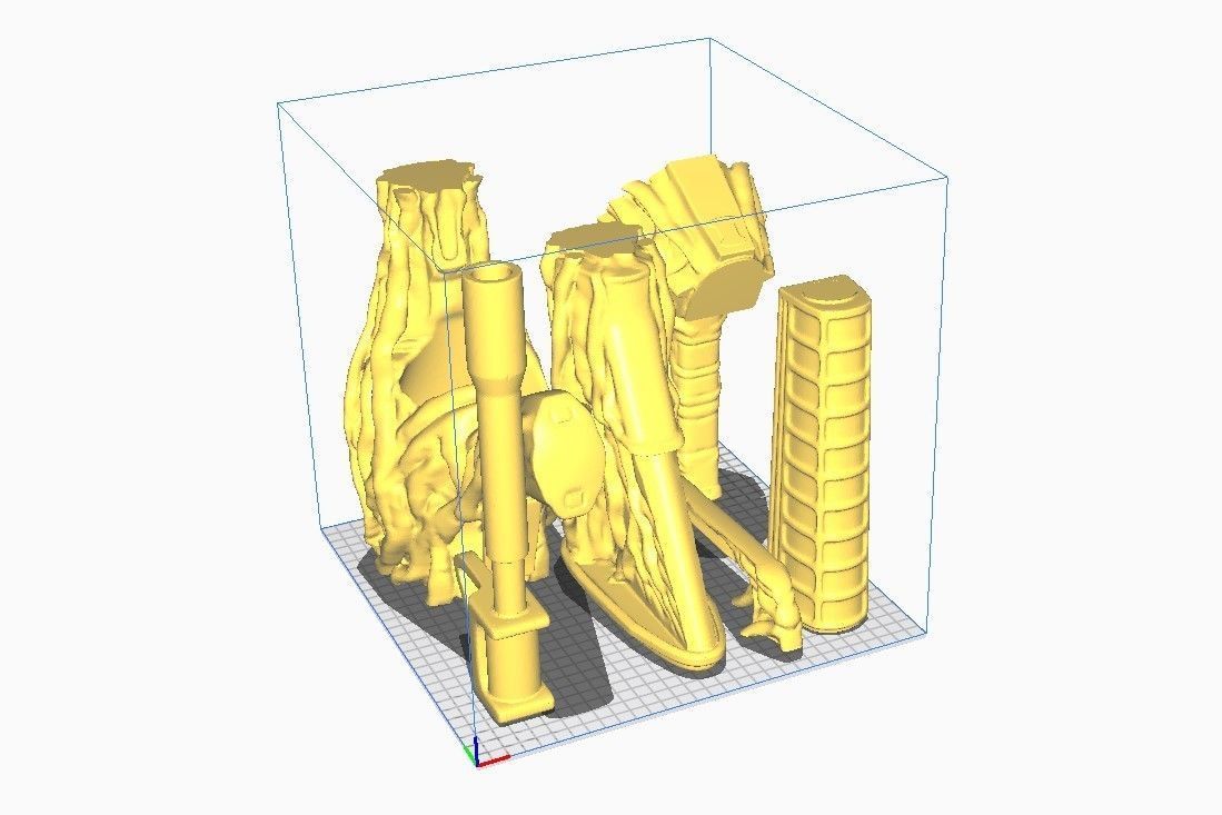 Aki Devil Gun Blade Arm Gun - Chainsawman Cosplay 3D print model_39