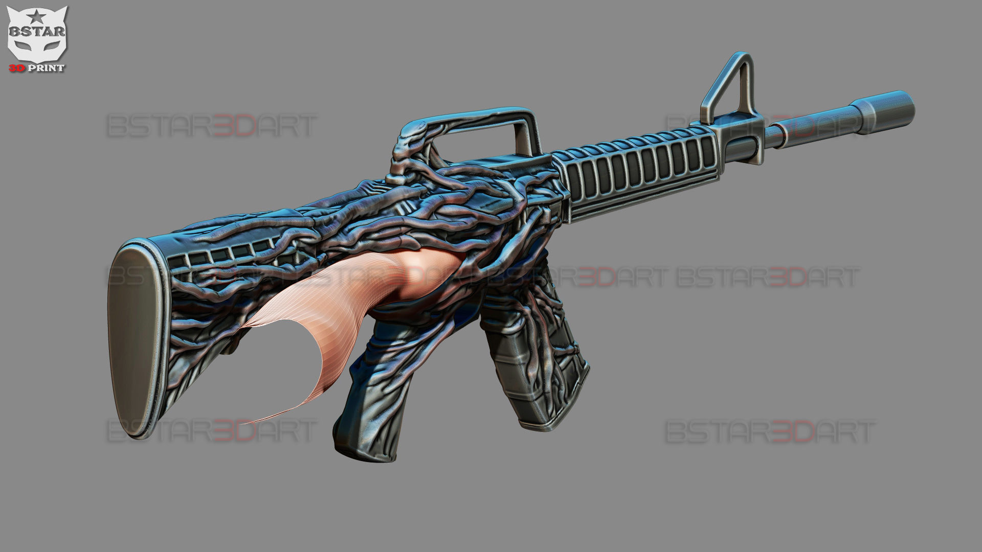 Aki Devil Gun Blade Arm Gun - Chainsawman Cosplay 3D print model_22