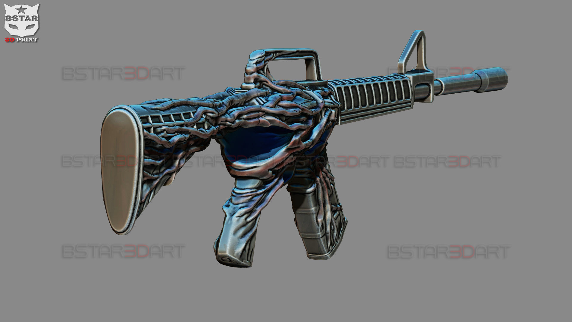 Aki Devil Gun Blade Arm Gun - Chainsawman Cosplay 3D print model_28