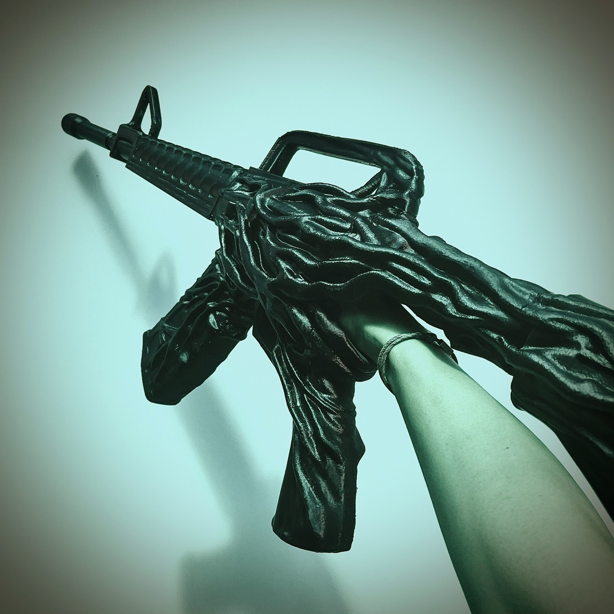 Aki Devil Gun Blade Arm Gun - Chainsawman Cosplay 3D print model_14