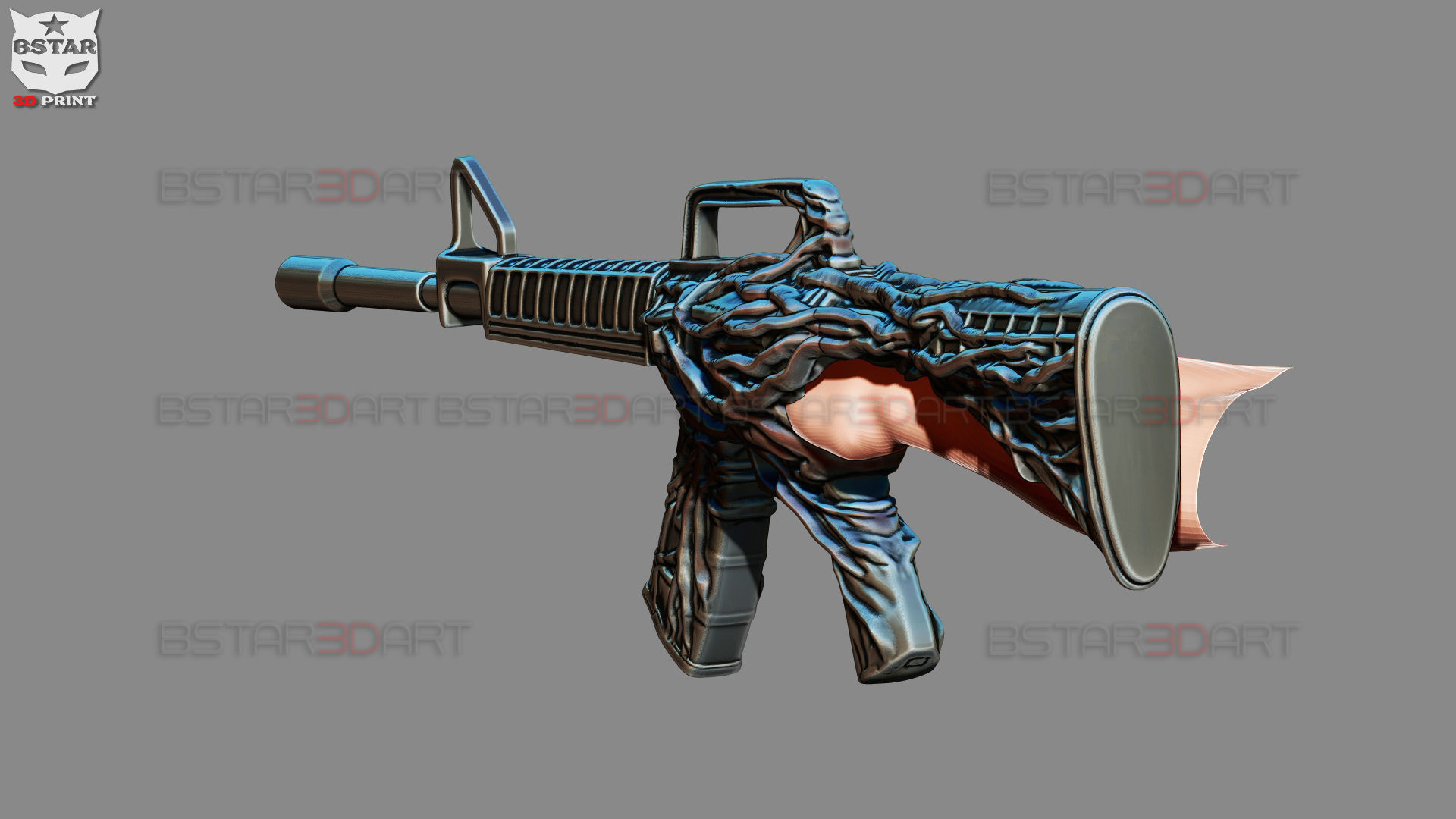 Aki Devil Gun Blade Arm Gun - Chainsawman Cosplay 3D print model_21