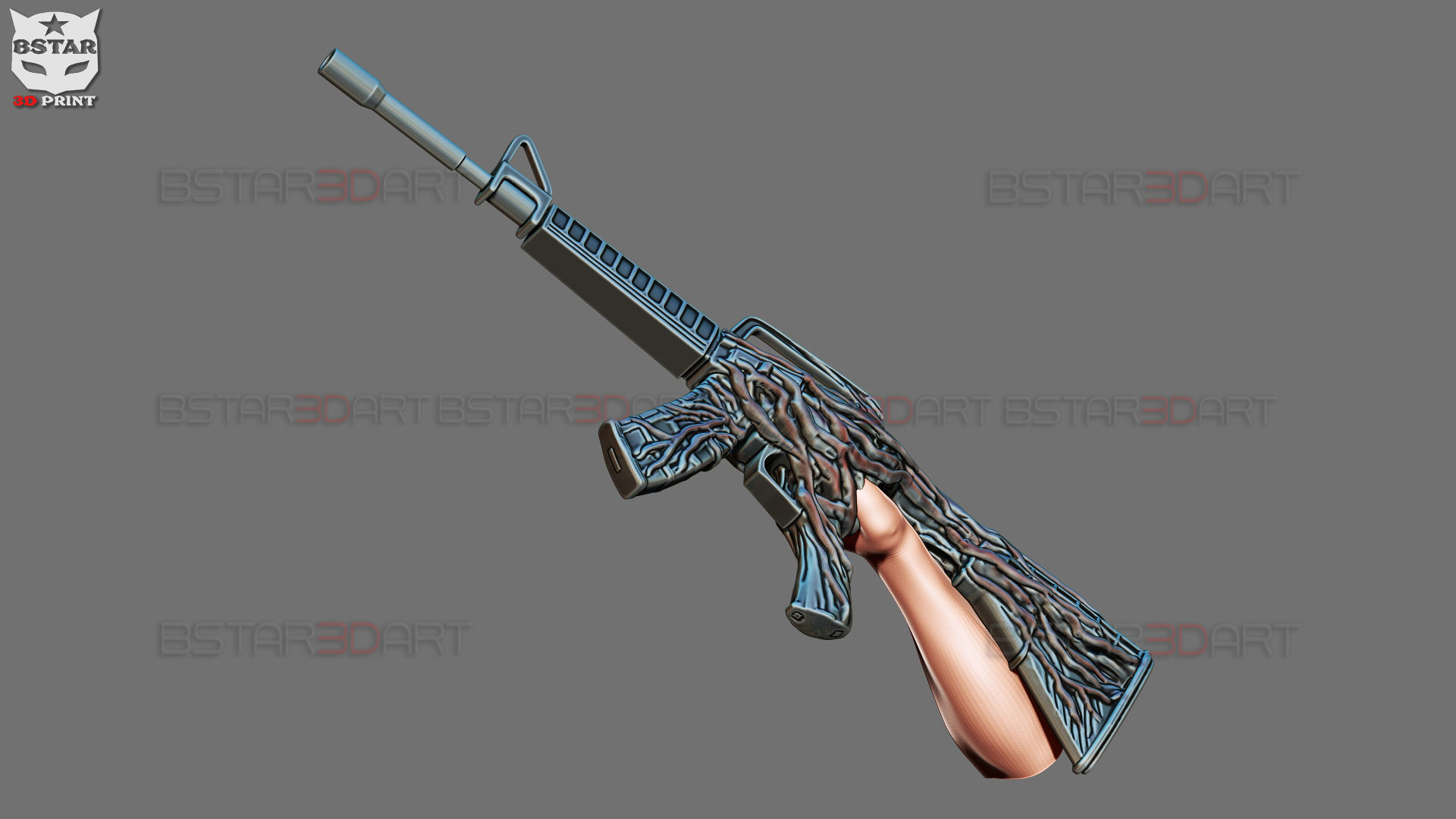 Aki Devil Gun Blade Arm Gun - Chainsawman Cosplay 3D print model_24