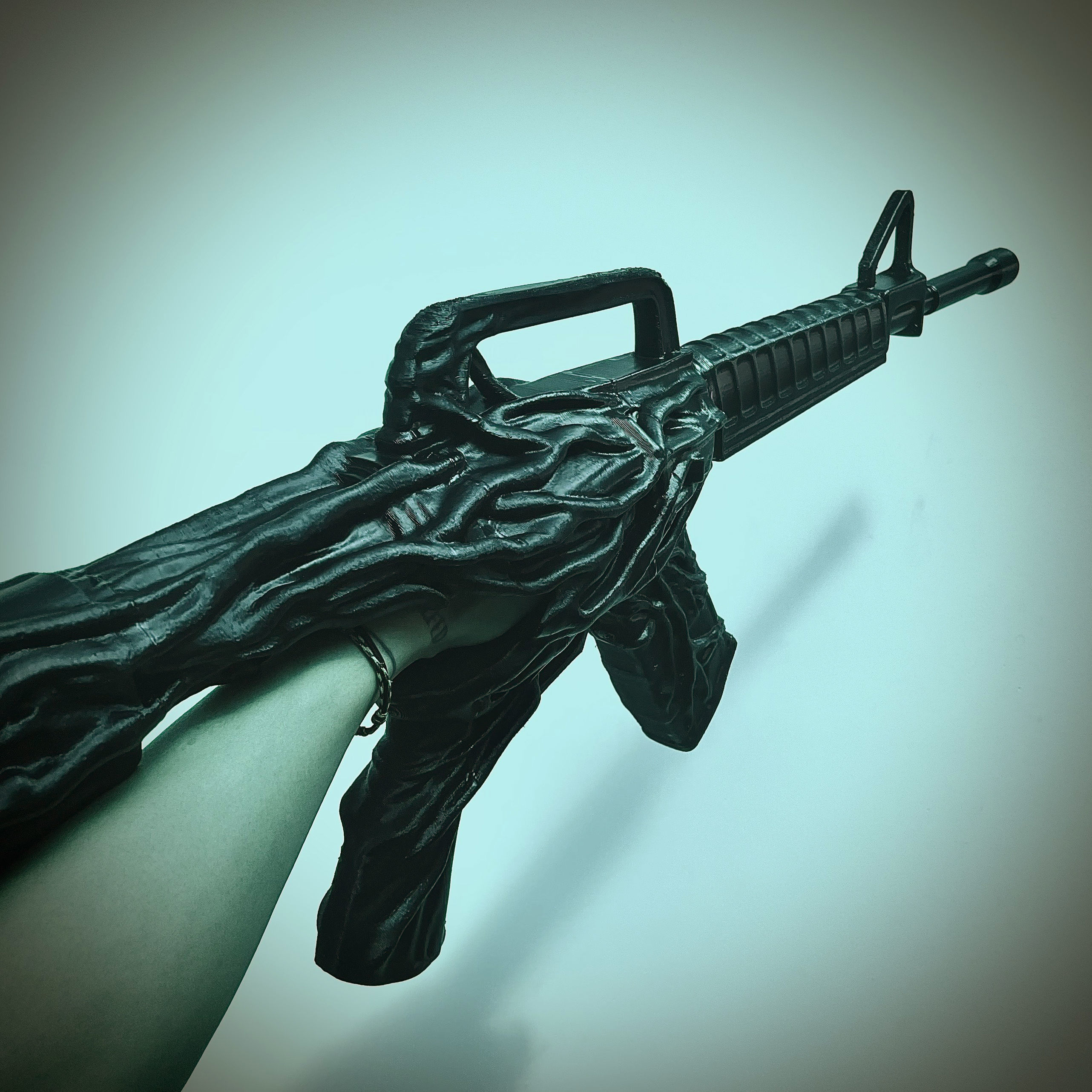 Aki Devil Gun Blade Arm Gun - Chainsawman Cosplay 3D print model_4