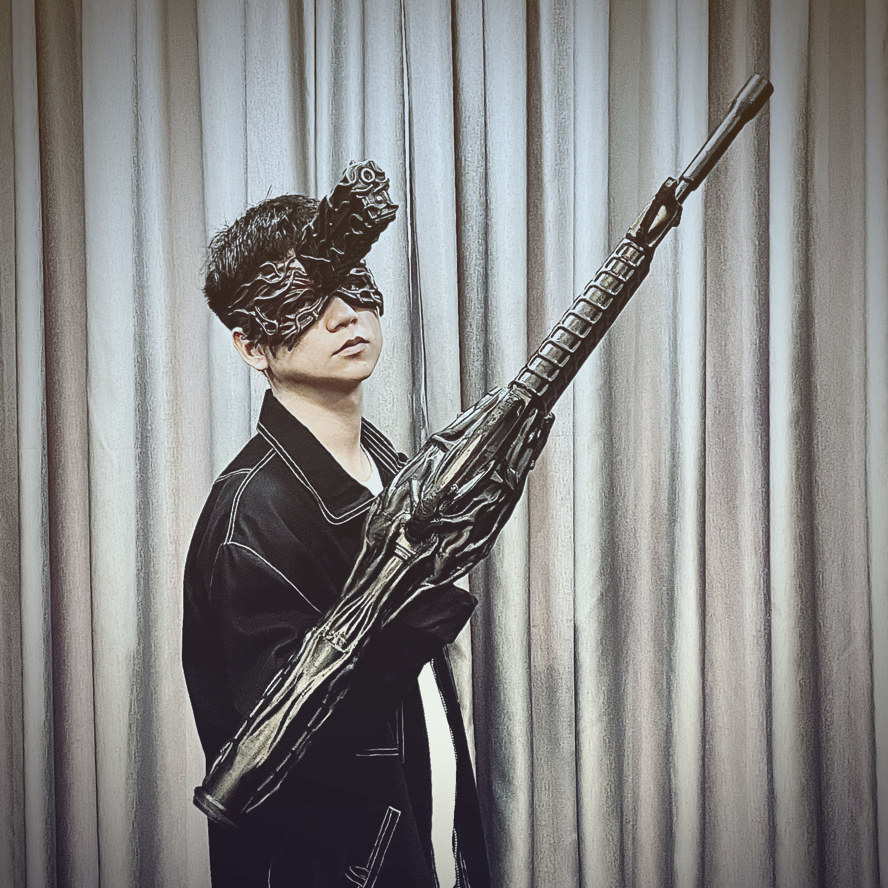 Aki Devil Gun Blade Arm Gun - Chainsawman Cosplay 3D print model_10