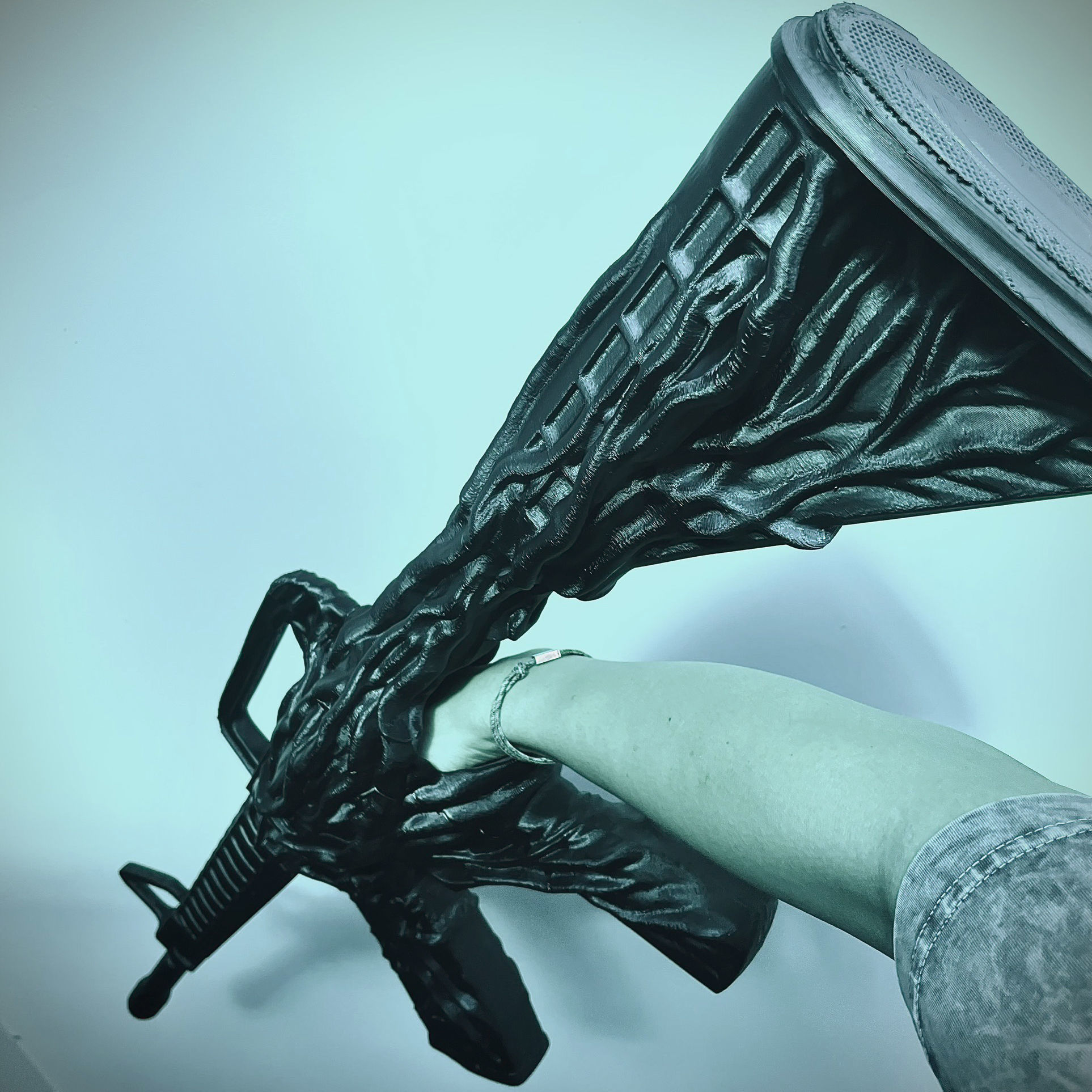 Aki Devil Gun Blade Arm Gun - Chainsawman Cosplay 3D print model_5