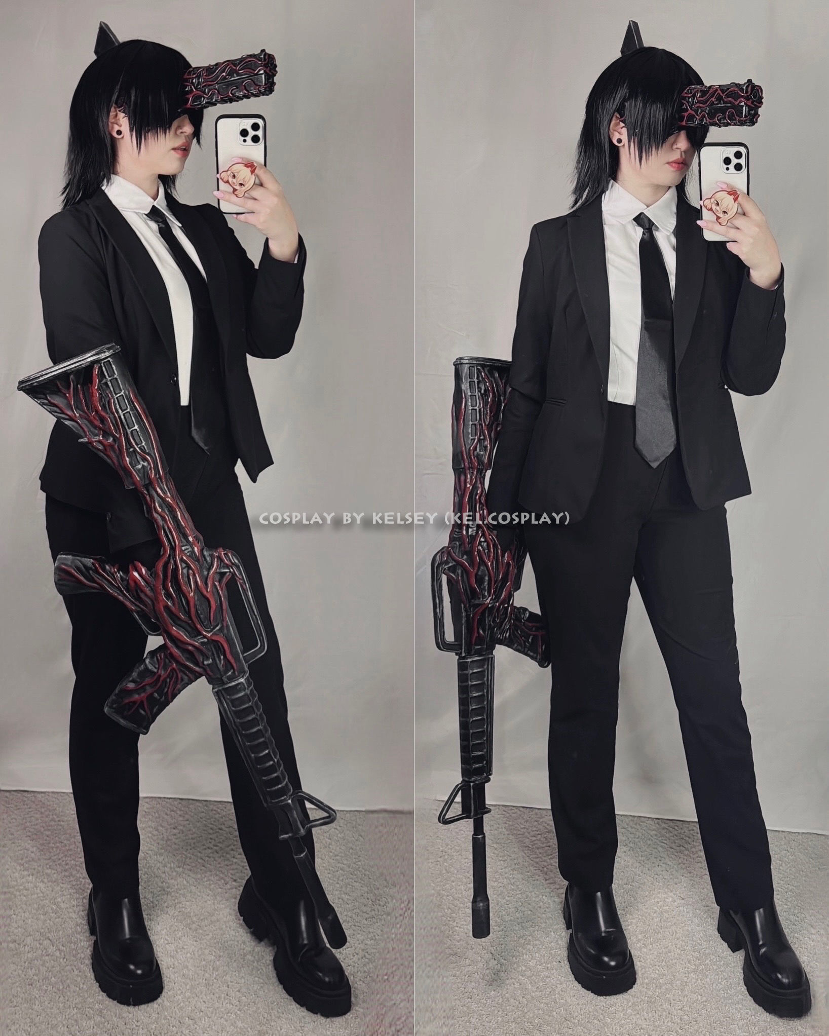 Aki Devil Gun Blade Arm Gun - Chainsawman Cosplay 3D print model_3