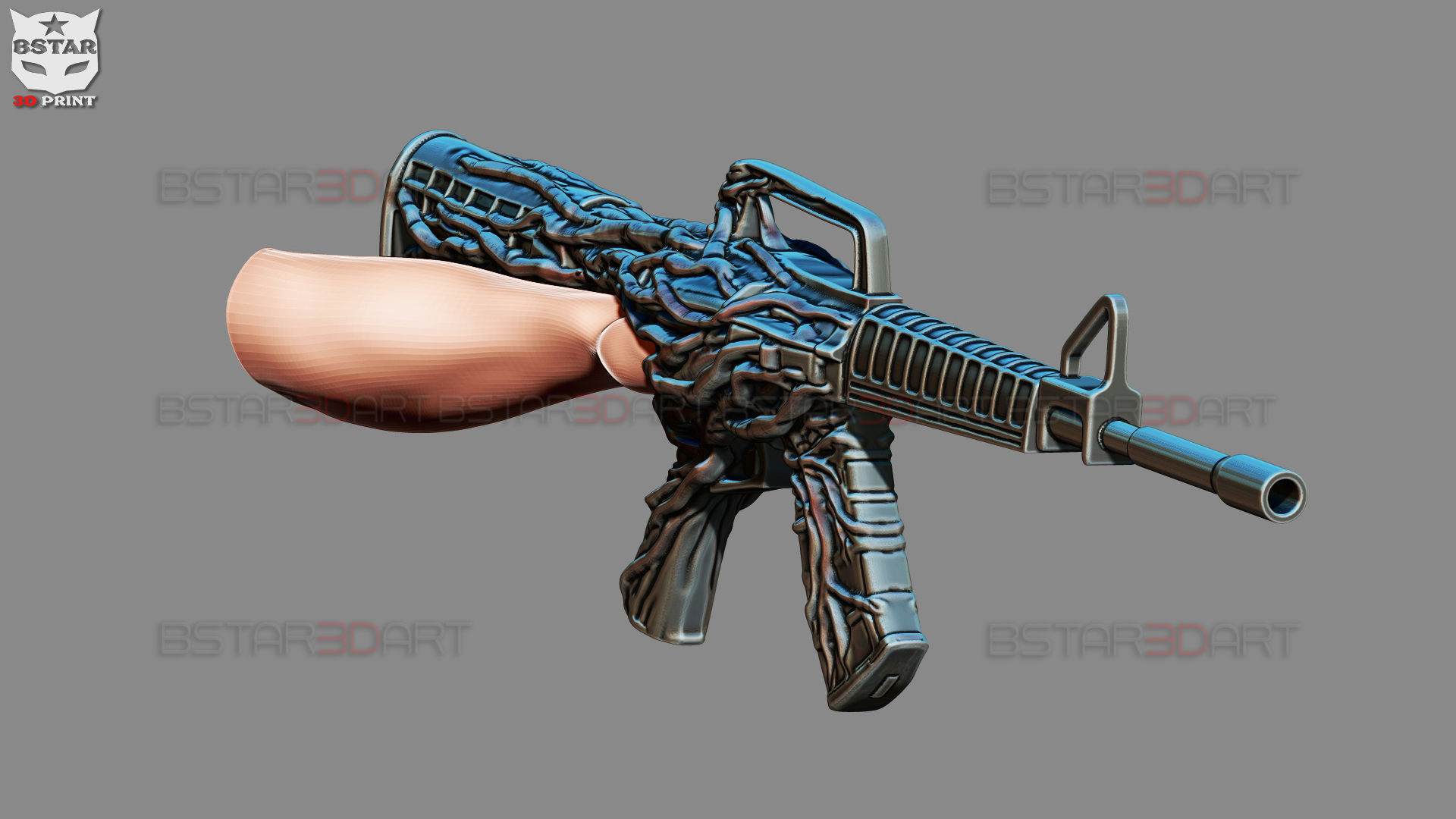 Aki Devil Gun Blade Arm Gun - Chainsawman Cosplay 3D print model_23