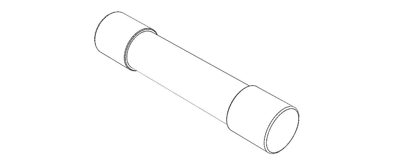 Time Lag Glass Tube Fuse 15A 3D model_6