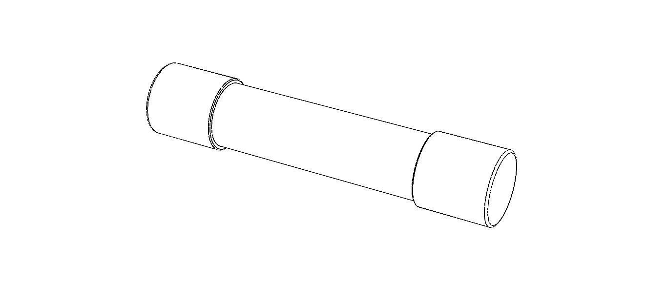 Time Lag Glass Tube Fuse 15A 3D model_10