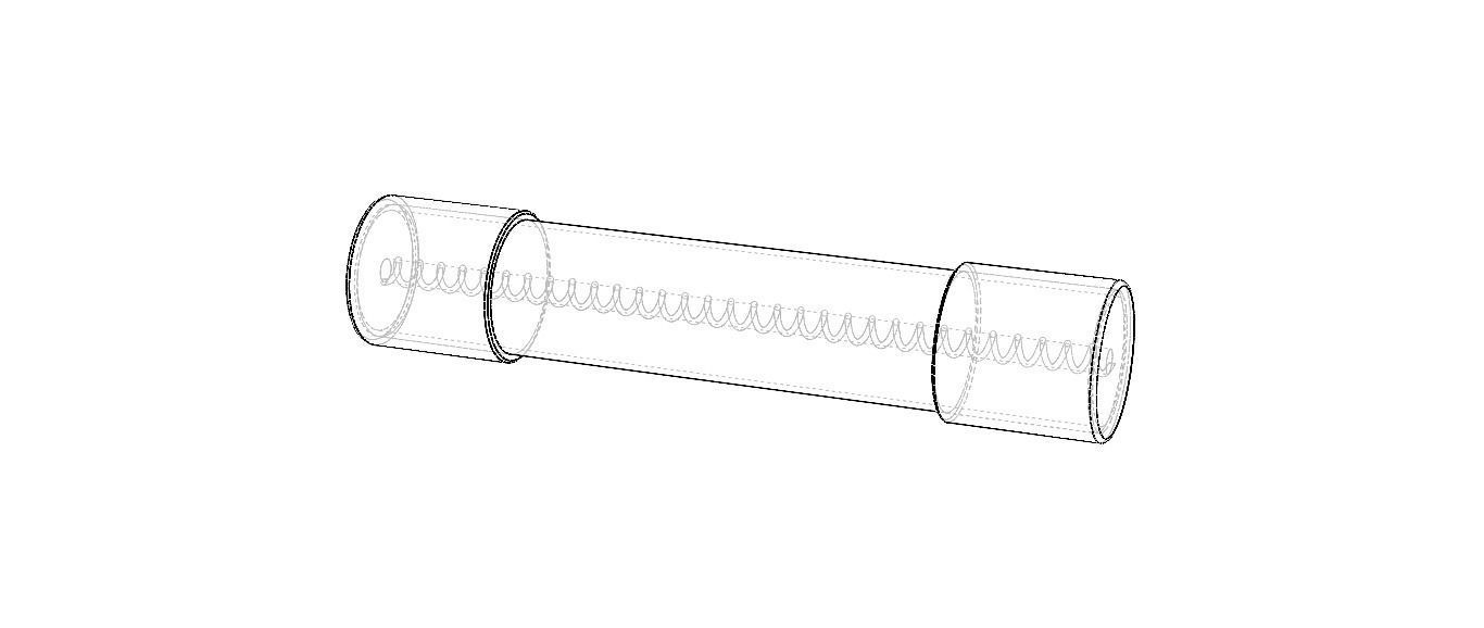 Time Lag Glass Tube Fuse 15A 3D model_3