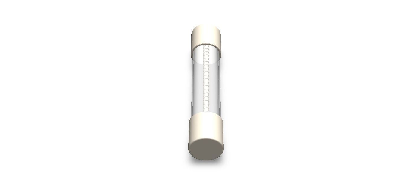 Time Lag Glass Tube Fuse 15A 3D model_41