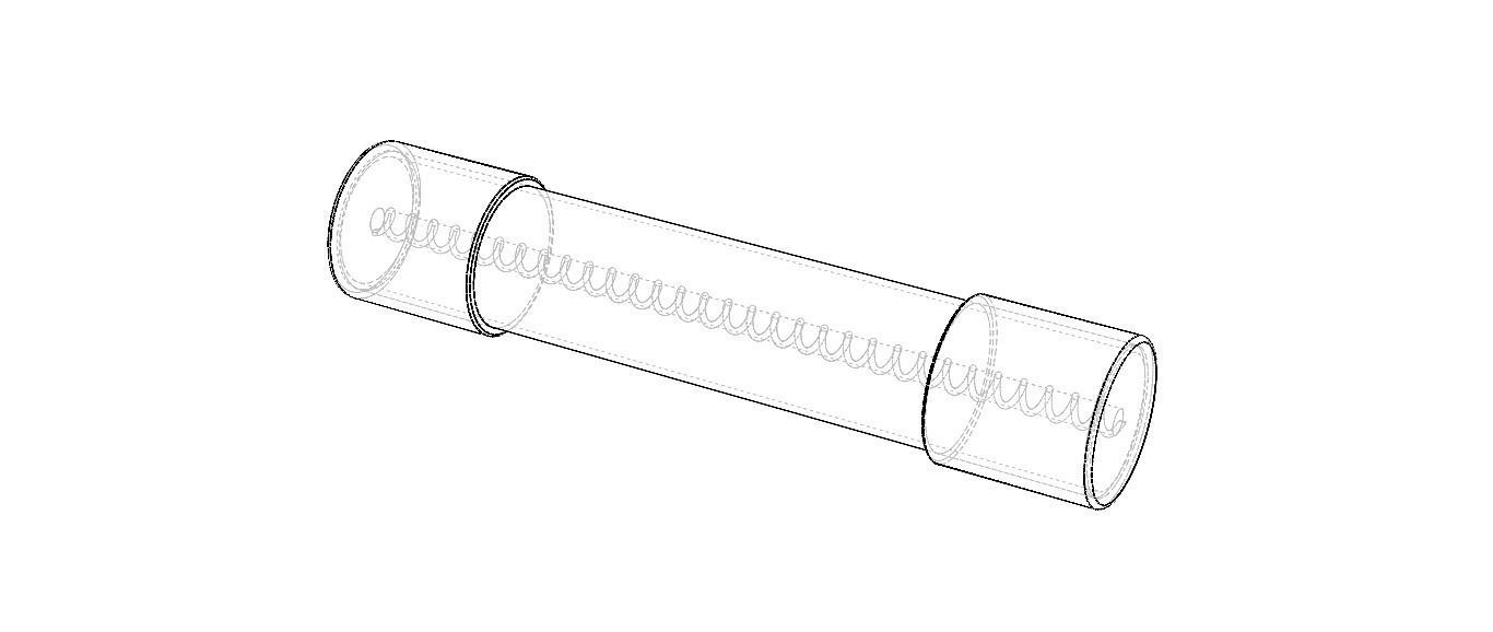Time Lag Glass Tube Fuse 15A 3D model_11