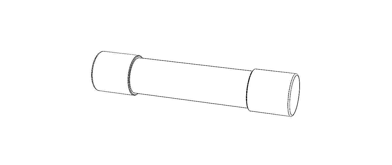 Time Lag Glass Tube Fuse 15A 3D model_2