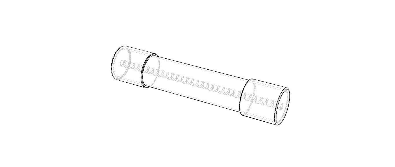Time Lag Glass Tube Fuse 15A 3D model_35