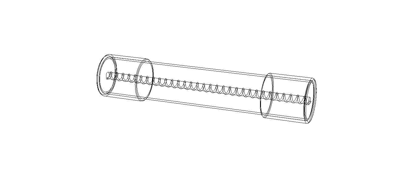Time Lag Glass Tube Fuse 15A 3D model_4
