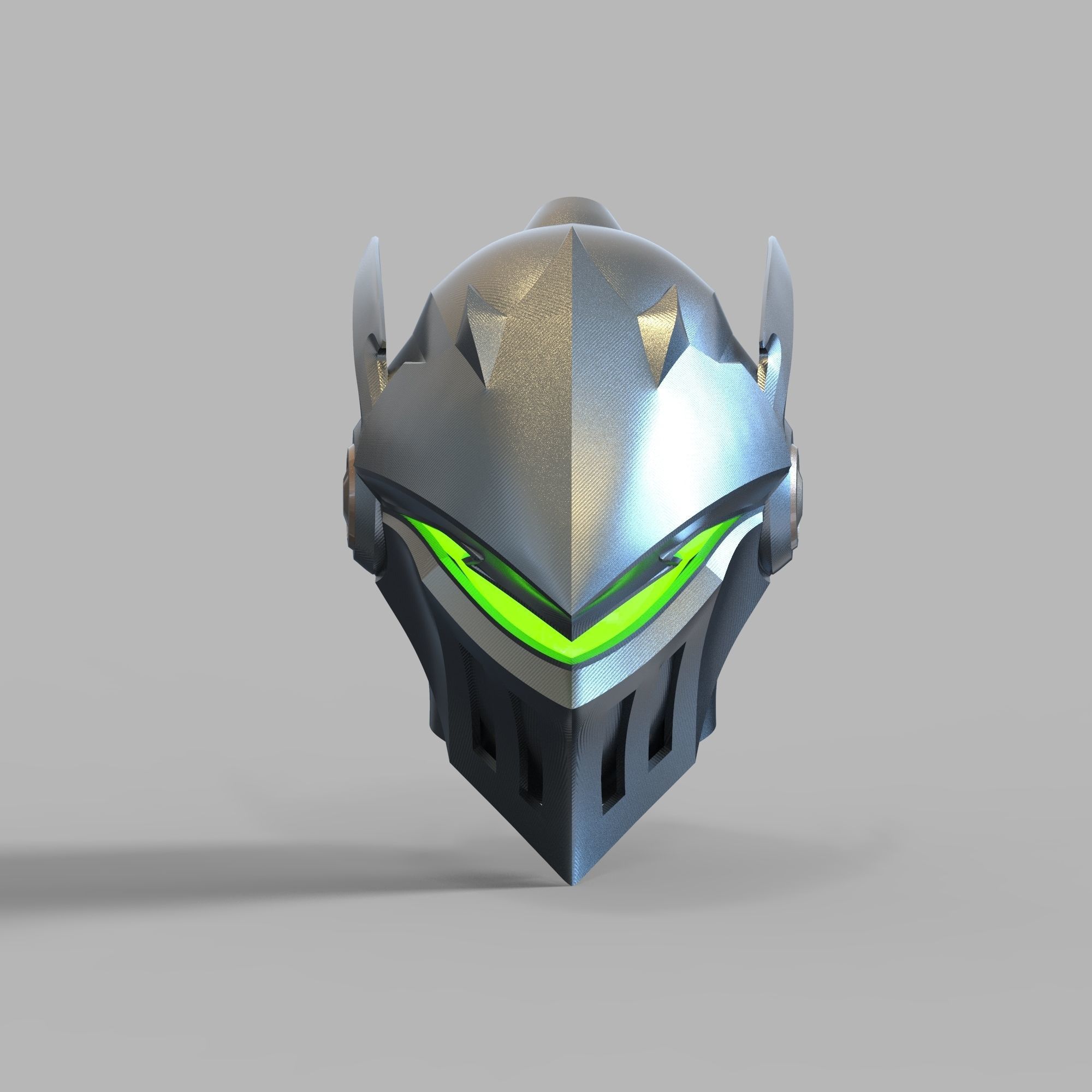 Genji Royal Knight Overwatch 2 Wearable Helmet 3D print model_55