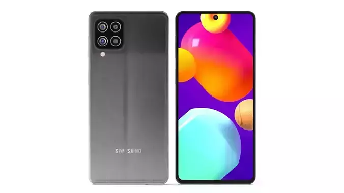 Samsung Galaxy M62 Black 3D model