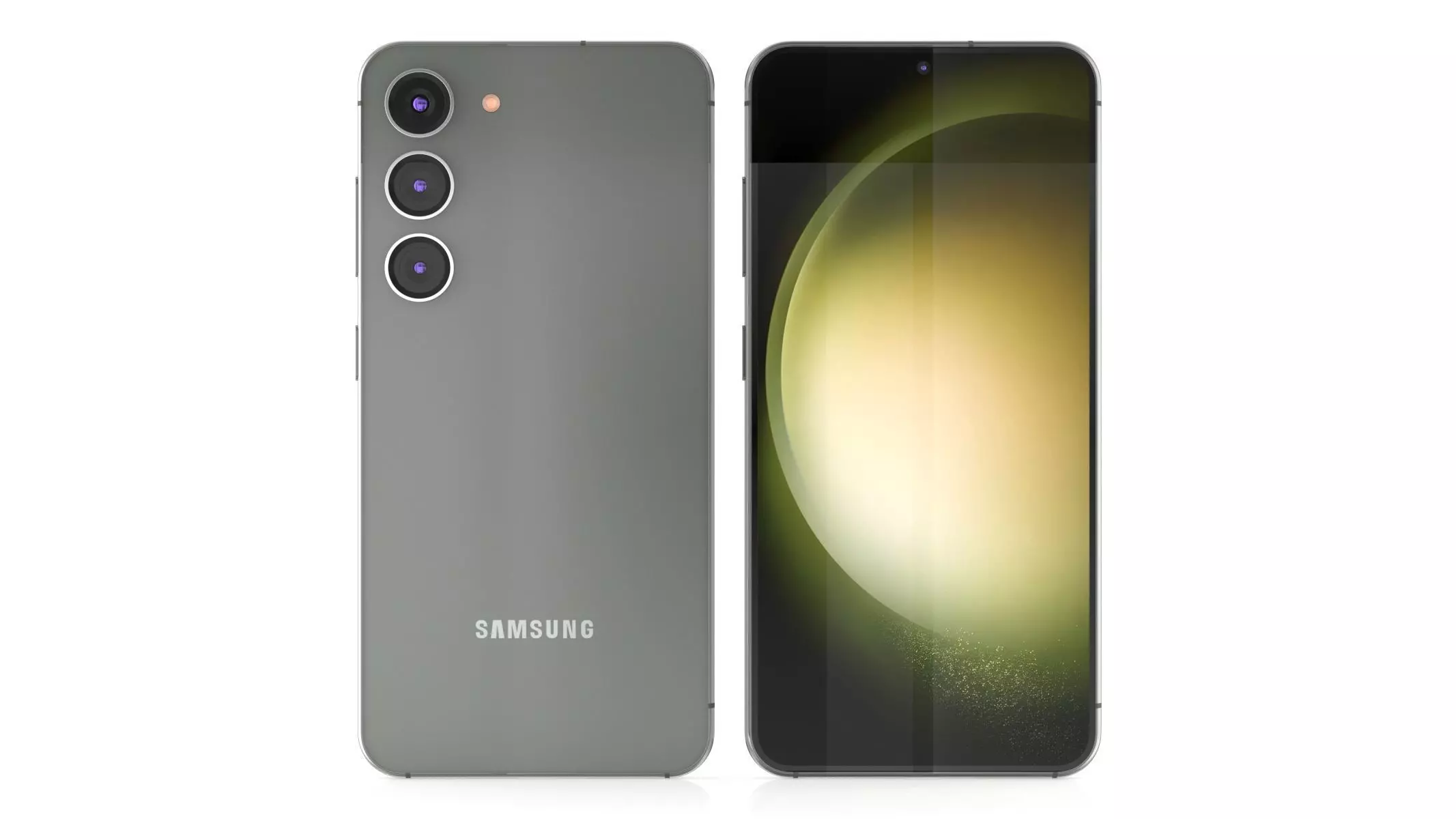 Samsung galaxy S23 Green 3D model_0