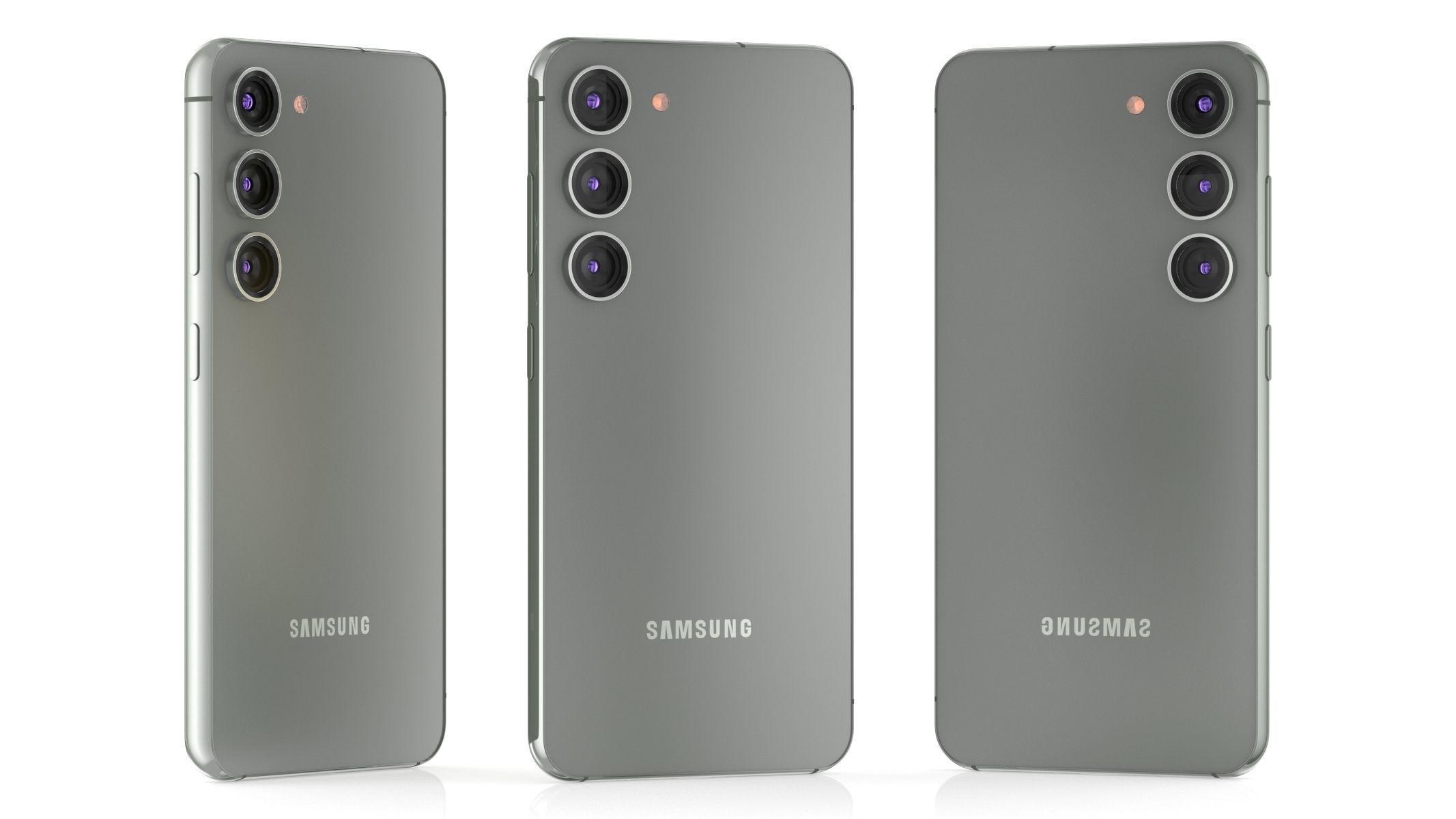 Samsung galaxy S23 Green 3D model_8