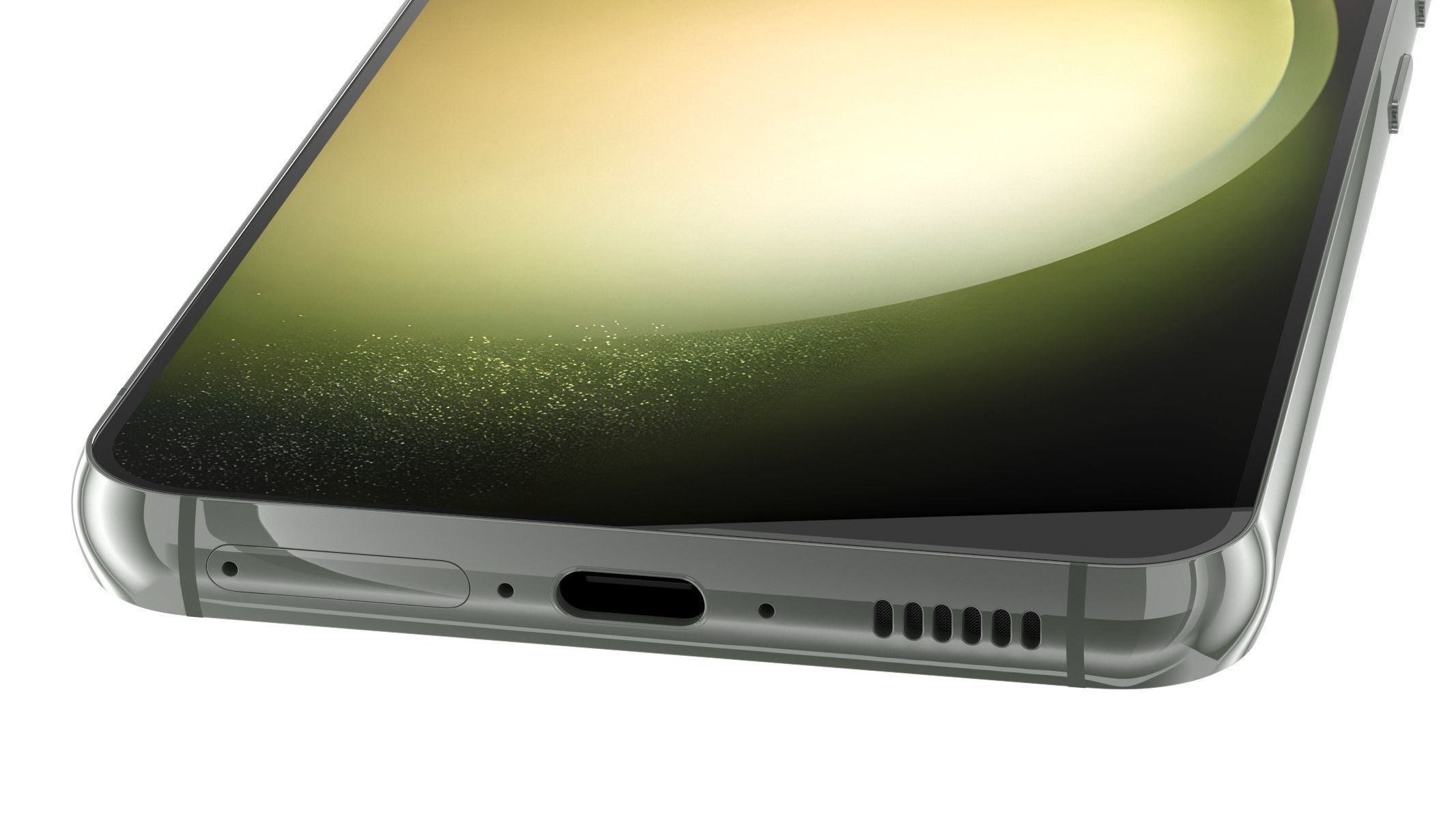 Samsung galaxy S23 Green 3D model_5