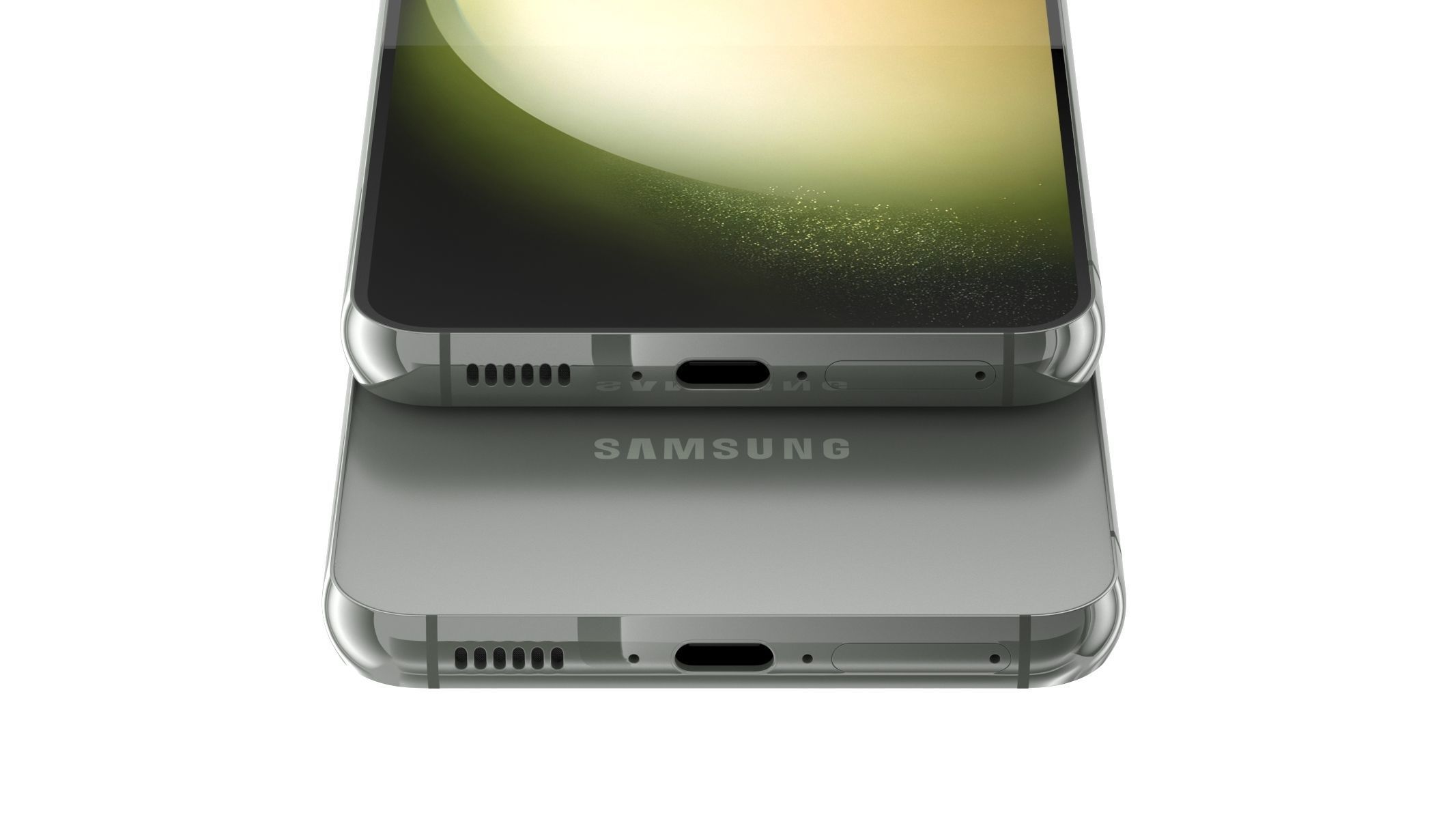 Samsung galaxy S23 Green 3D model_9