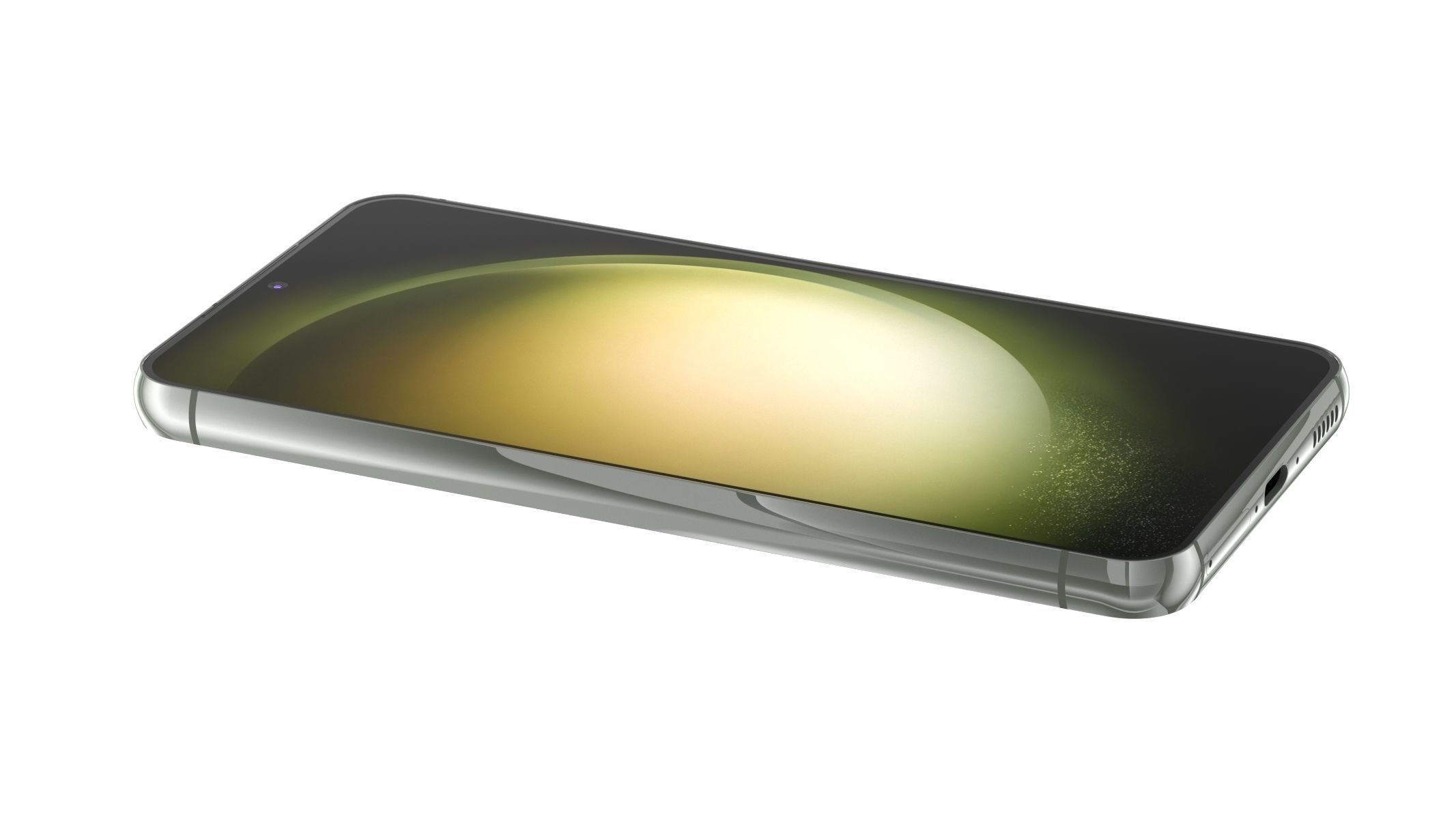Samsung galaxy S23 Green 3D model_4