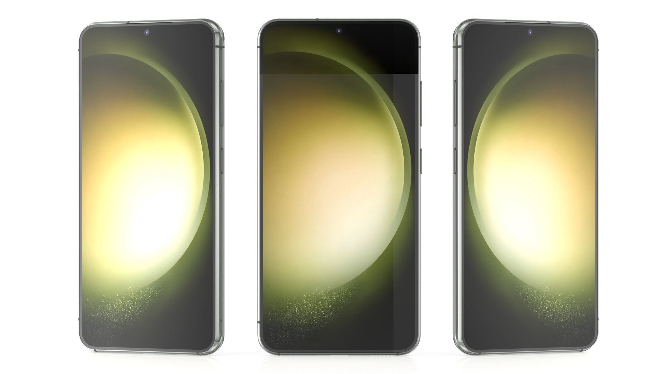 Samsung galaxy S23 Green 3D model_7