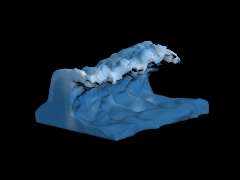 OCEAN WAVE 3D print model_9