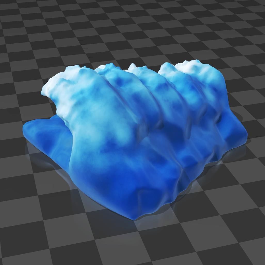 OCEAN WAVE 3D print model_4