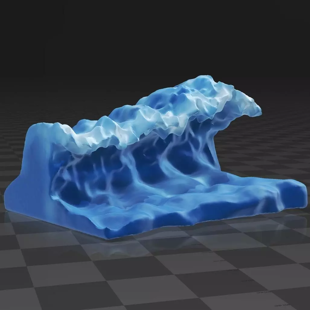OCEAN WAVE 3D print model_0