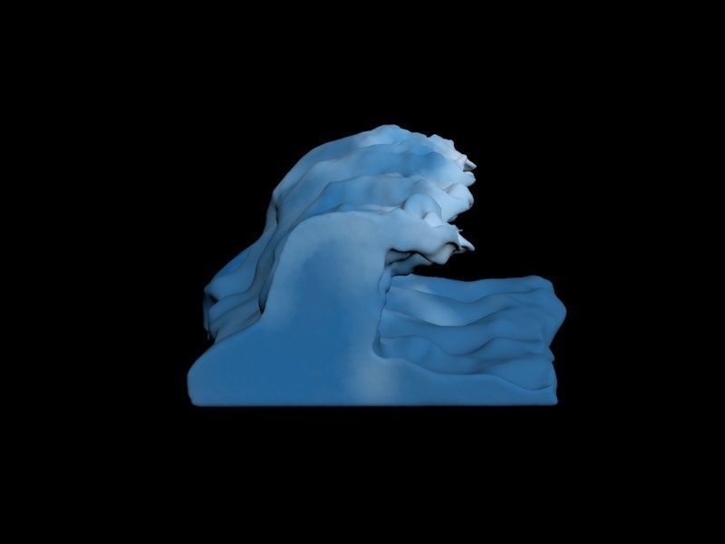 OCEAN WAVE 3D print model_11
