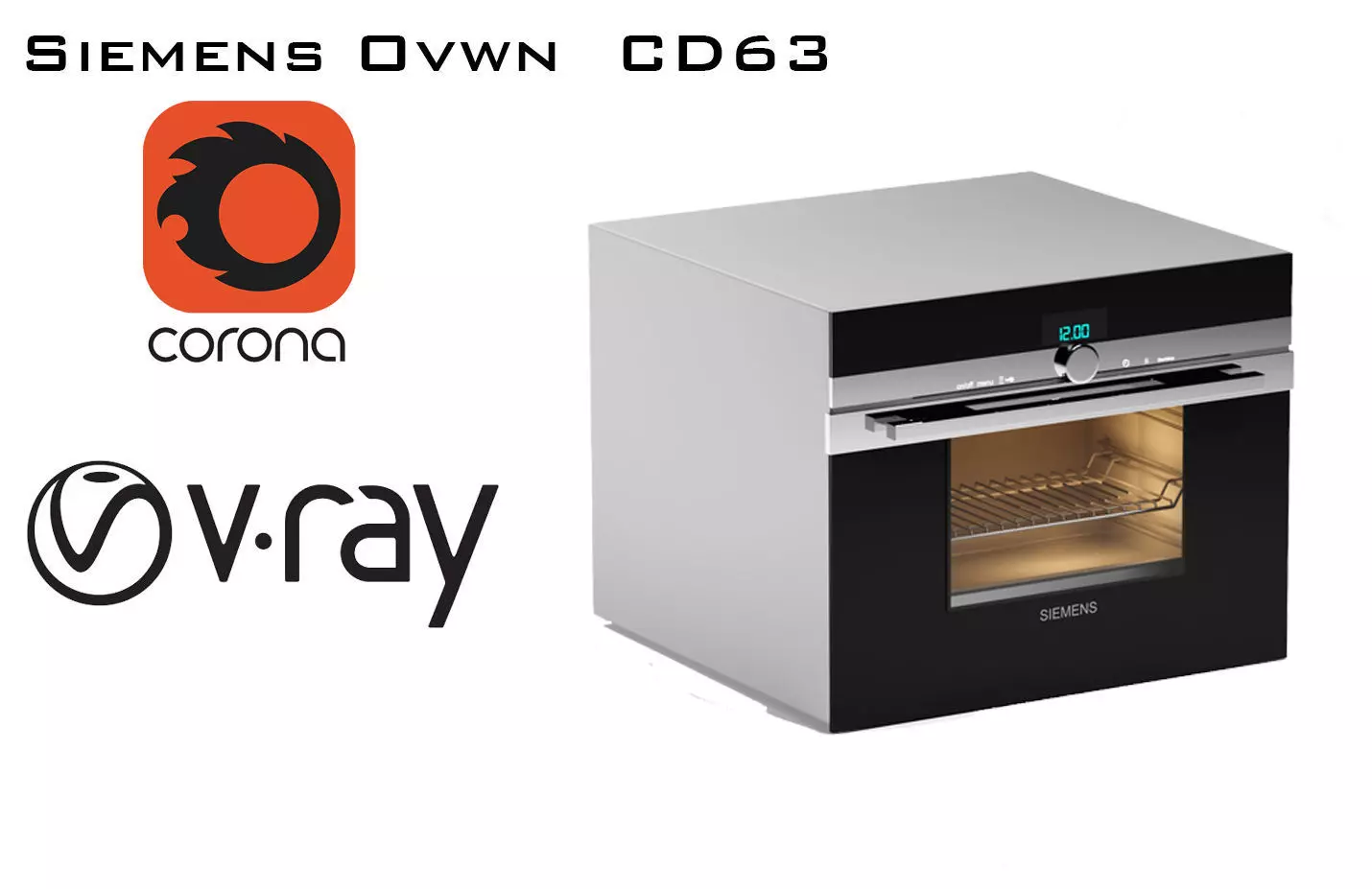 Oven siemens CD634GAS0 3D model