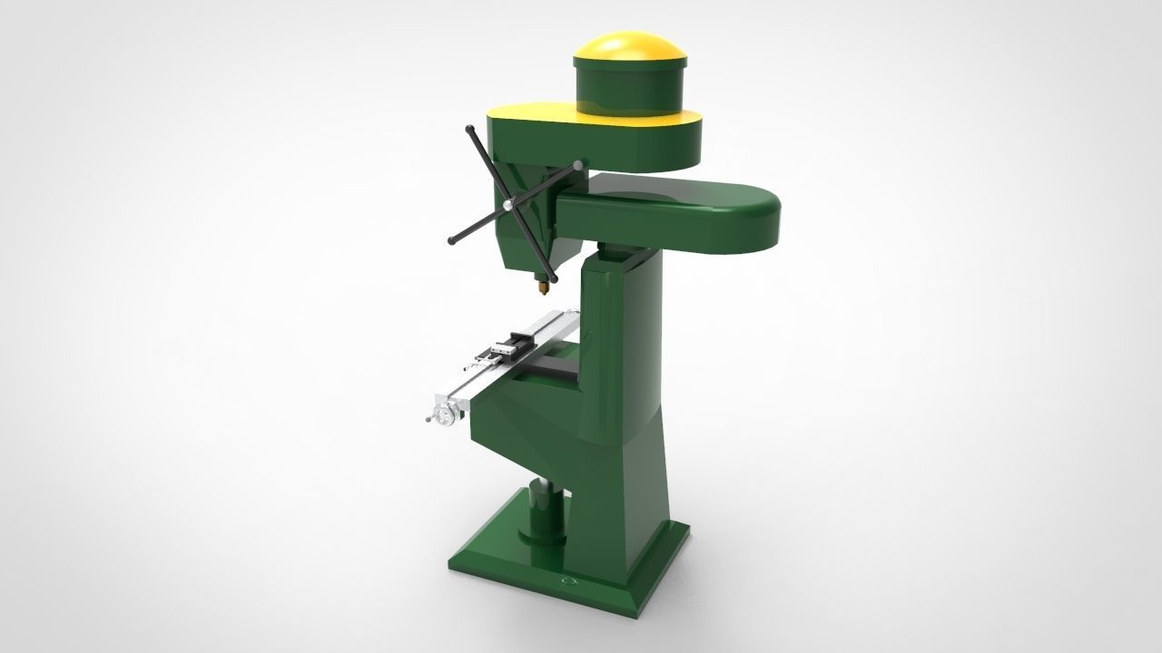 Miling Machine 3 3D model_5