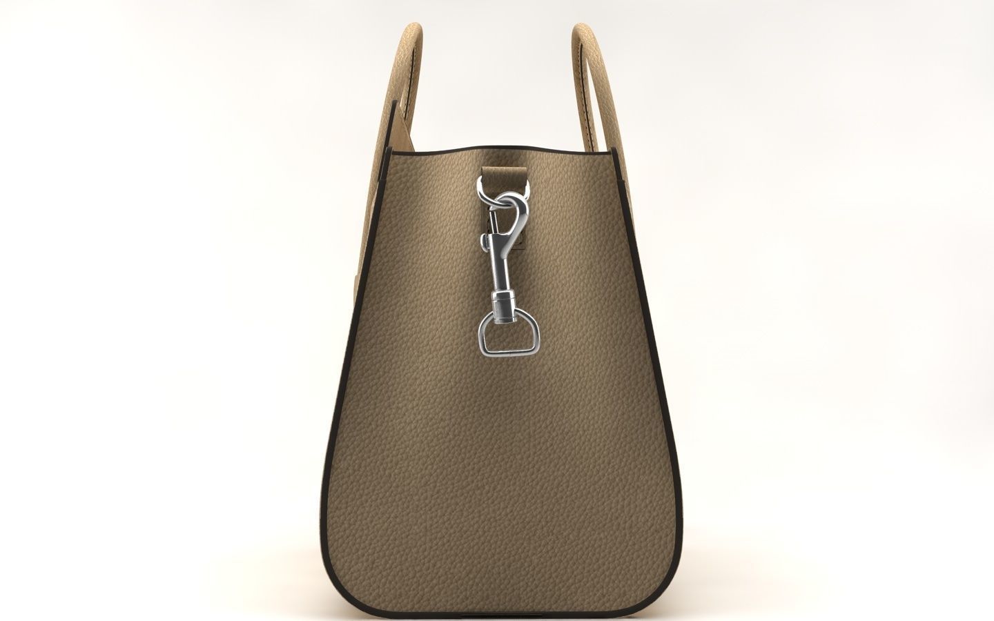 women bag Low-poly 3D model_10