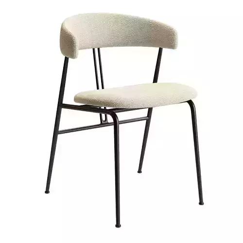 Violin Dining Chair by Gubi 3D model