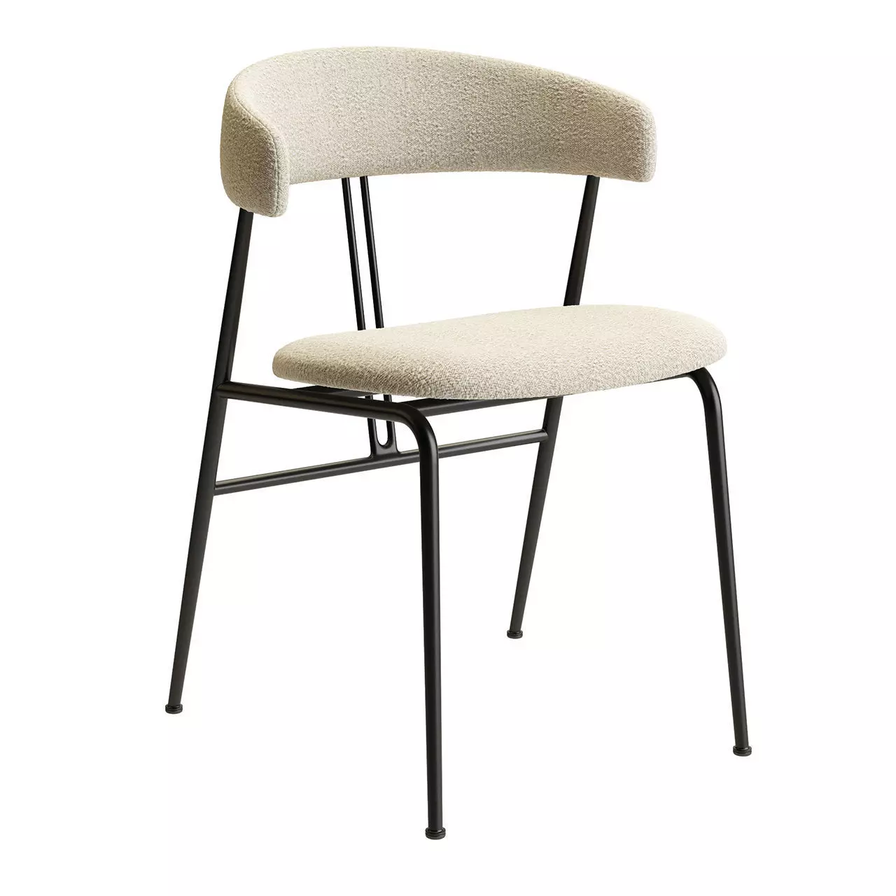 Violin Dining Chair by Gubi 3D model_0